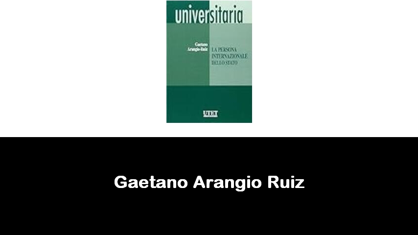 libri di Gaetano Arangio Ruiz