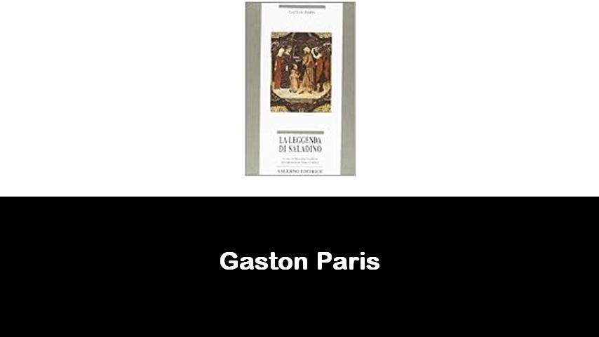 libri di Gaston Paris