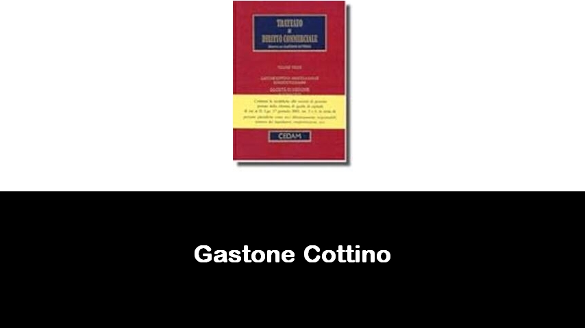 libri di Gastone Cottino