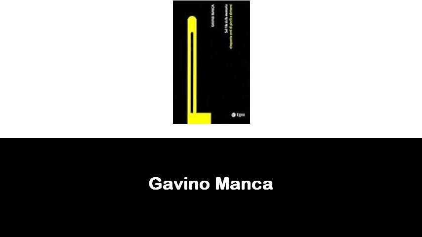 libri di Gavino Manca