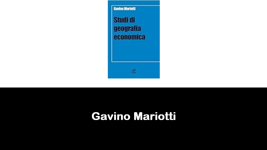 libri di Gavino Mariotti