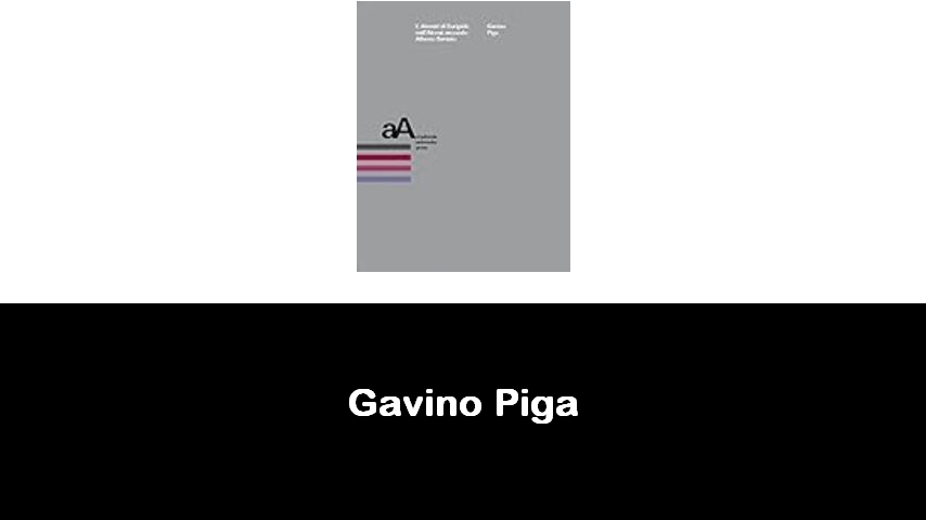 libri di Gavino Piga