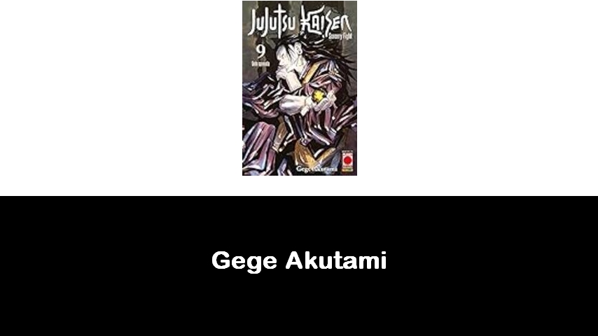 libri di Gege Akutami