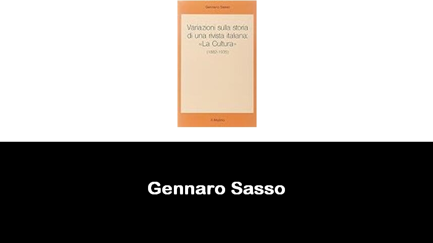 libri di Gennaro Sasso