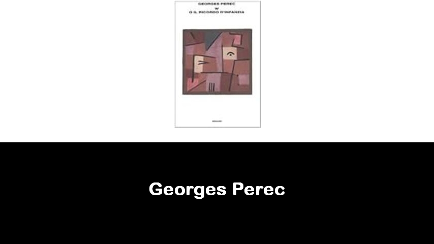 libri di Georges Perec