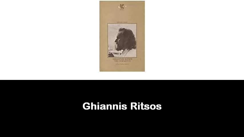 libri di Ghiannis Ritsos