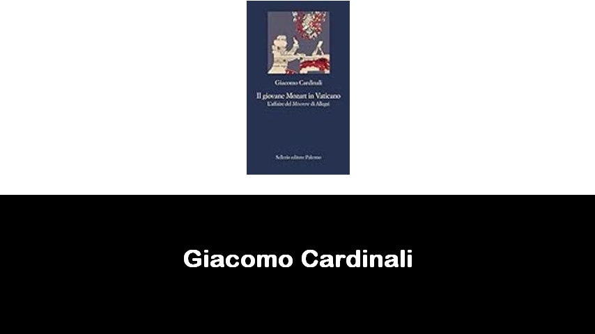 libri di Giacomo Cardinali