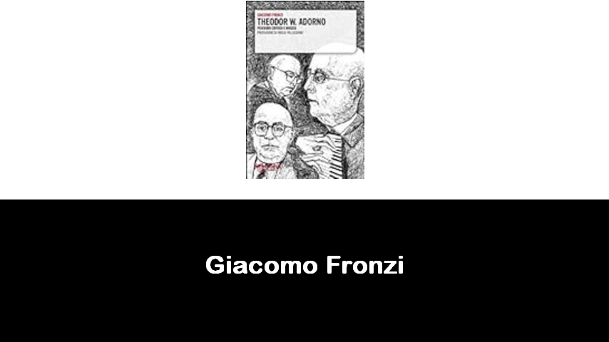 libri di Giacomo Fronzi