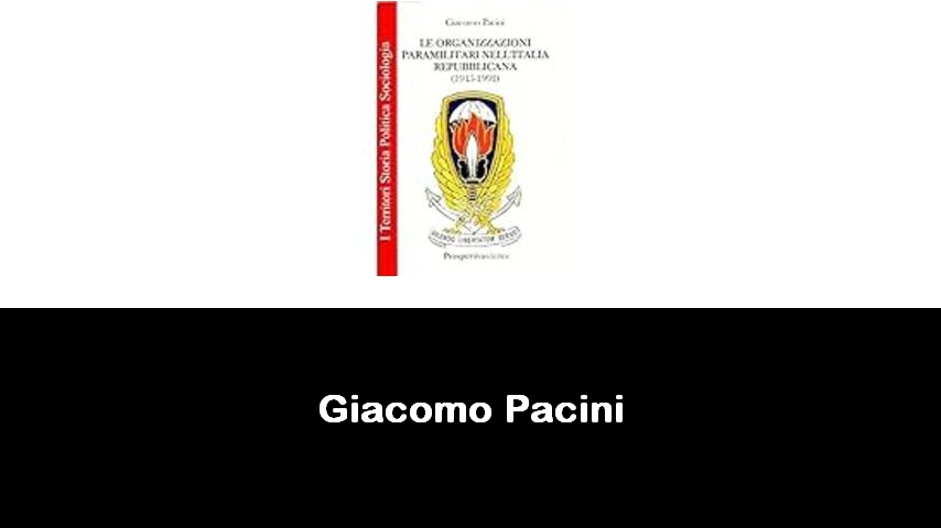 libri di Giacomo Pacini