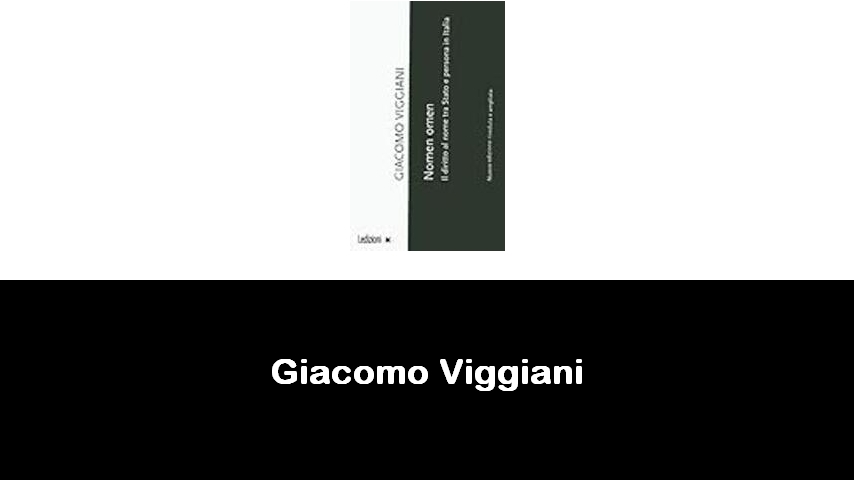 libri di Giacomo Viggiani