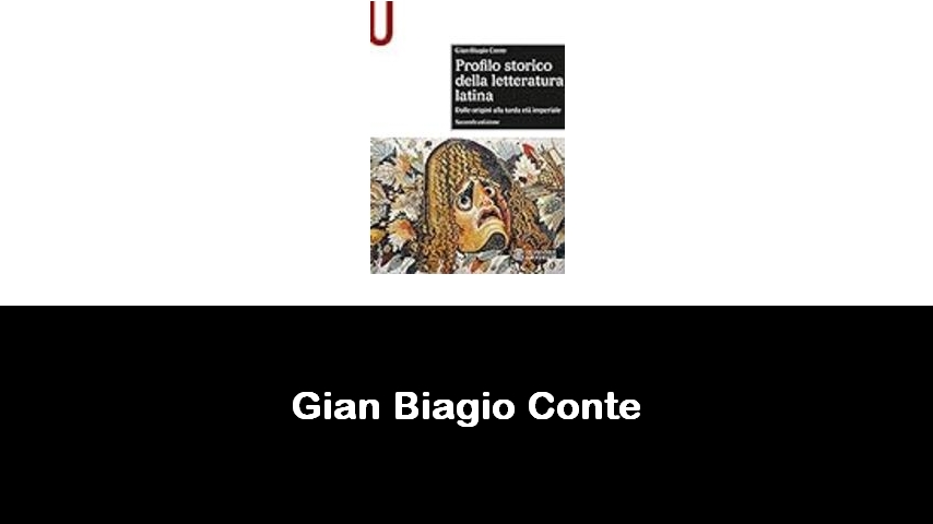 libri di Gian Biagio Conte