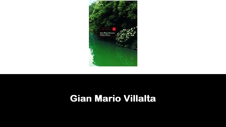 libri di Gian Mario Villalta