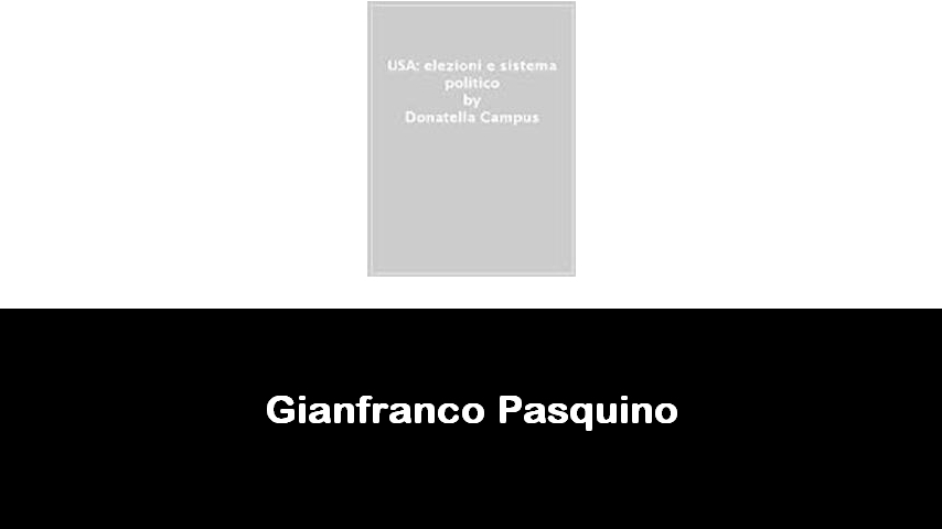 libri di Gianfranco Pasquino