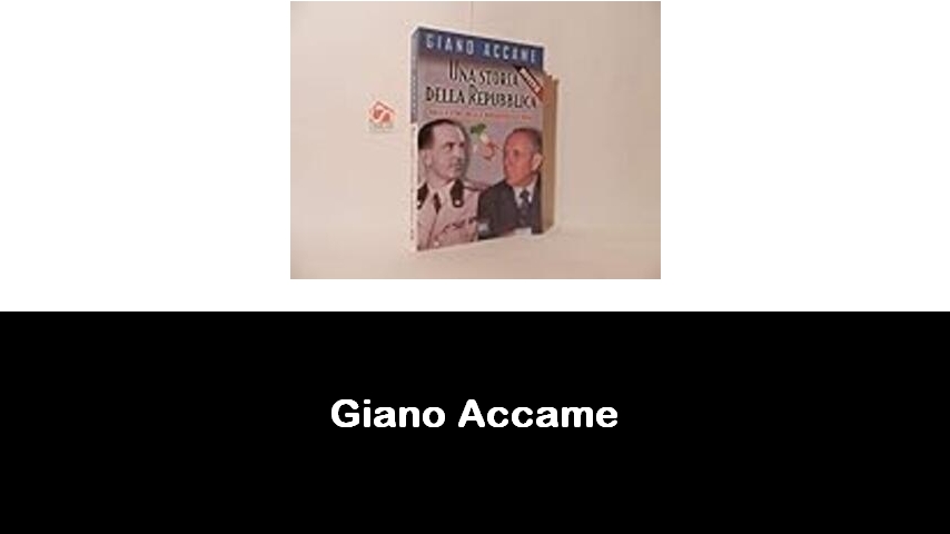 libri di Giano Accame