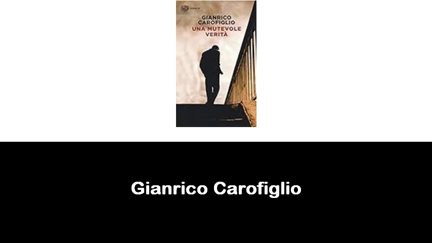 libri di Gianrico Carofiglio