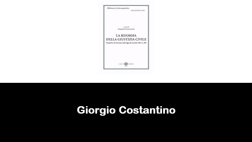 libri di Giorgio Costantino