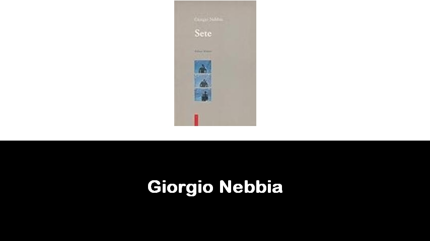 libri di Giorgio Nebbia