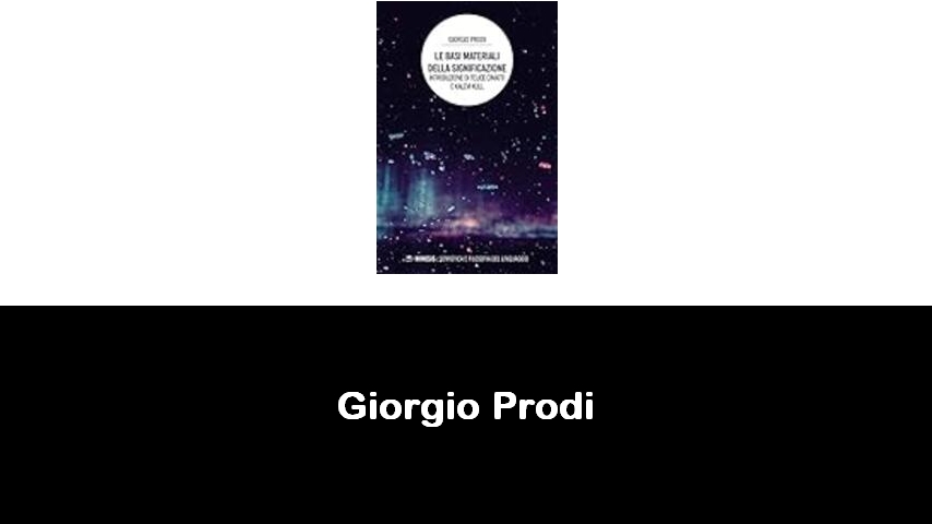 libri di Giorgio Prodi