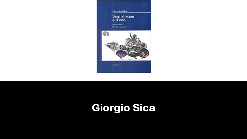 libri di Giorgio Sica