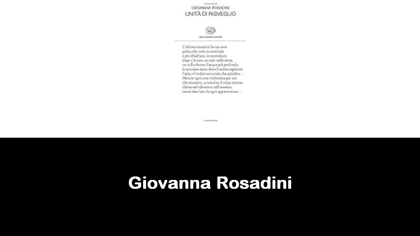 libri di Giovanna Rosadini