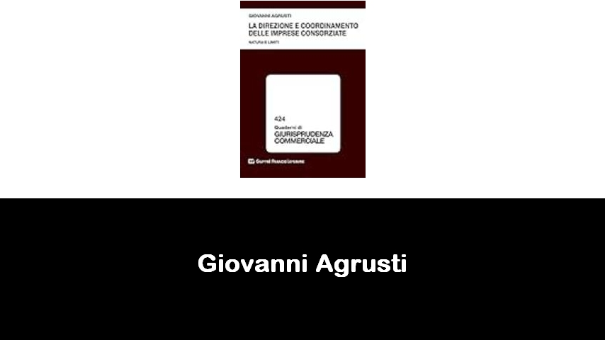 libri di Giovanni Agrusti