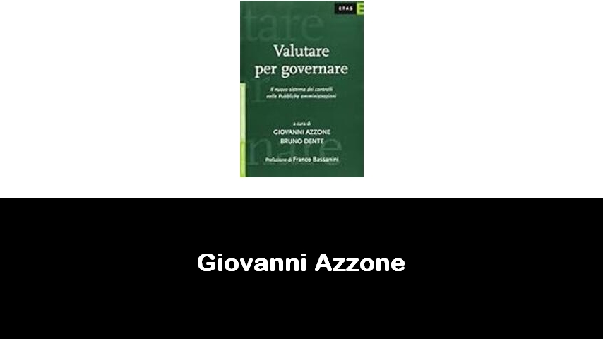 libri di Giovanni Azzone