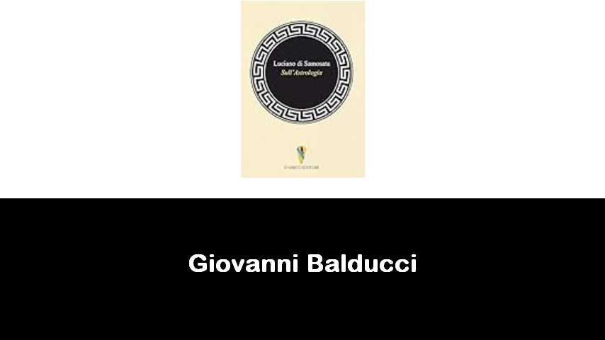 libri di Giovanni Balducci