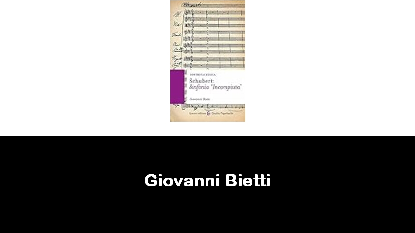 libri di Giovanni Bietti