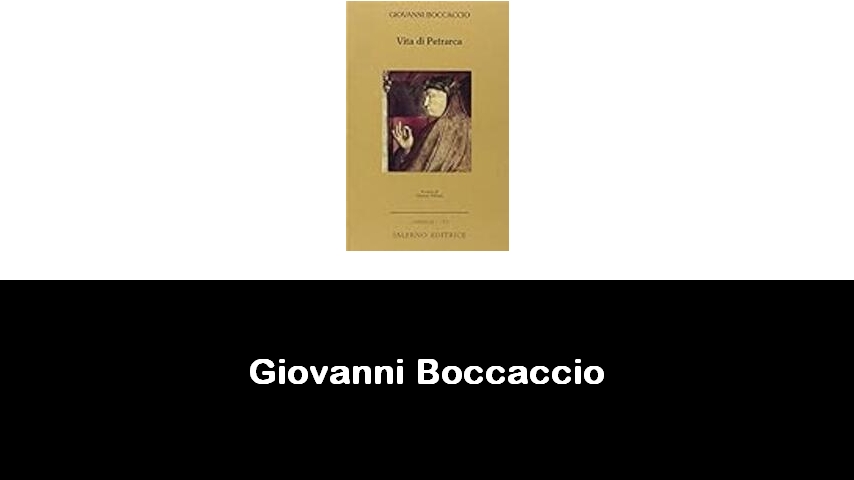 libri di Giovanni Boccaccio