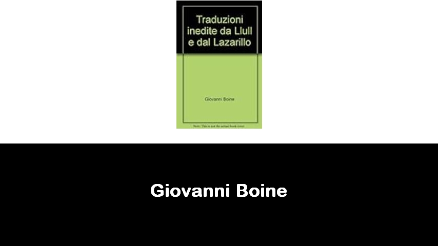 libri di Giovanni Boine