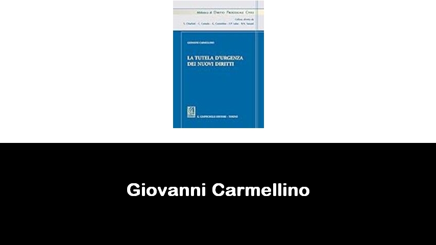 libri di Giovanni Carmellino