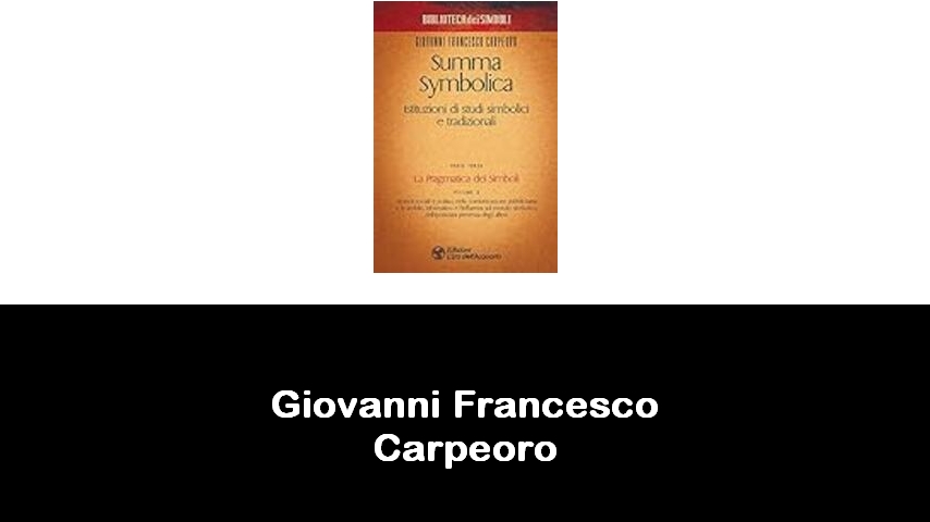 libri di Giovanni Francesco Carpeoro