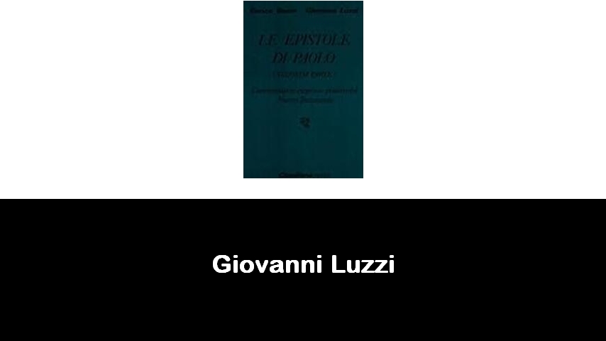 libri di Giovanni Luzzi