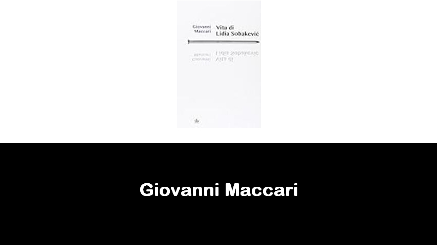 libri di Giovanni Maccari