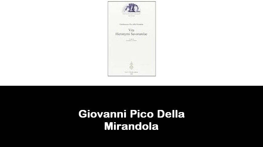 libri di Giovanni Pico Della Mirandola