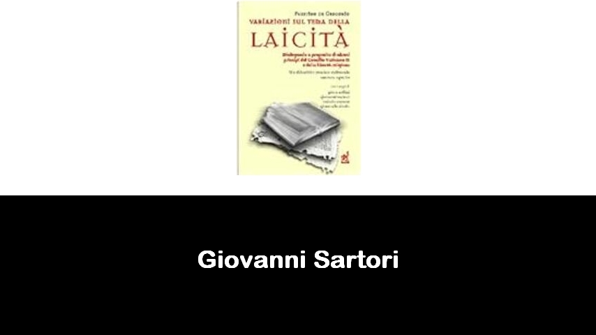 libri di Giovanni Sartori