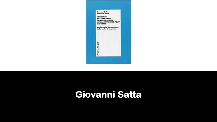 libri di Giovanni Satta