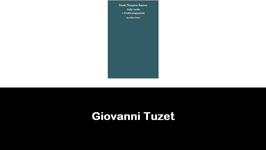 libri di Giovanni Tuzet