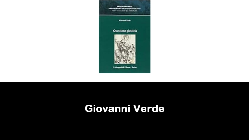 libri di Giovanni Verde