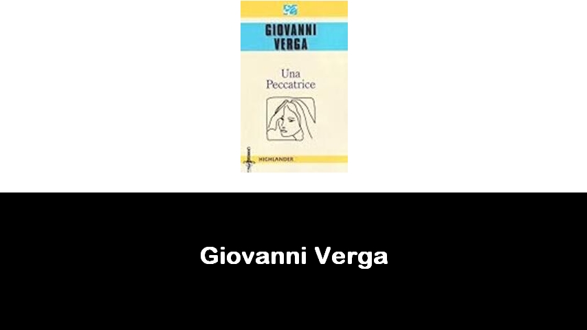 libri di Giovanni Verga