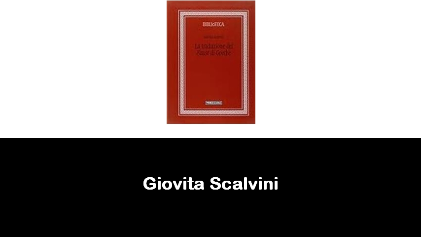 libri di Giovita Scalvini