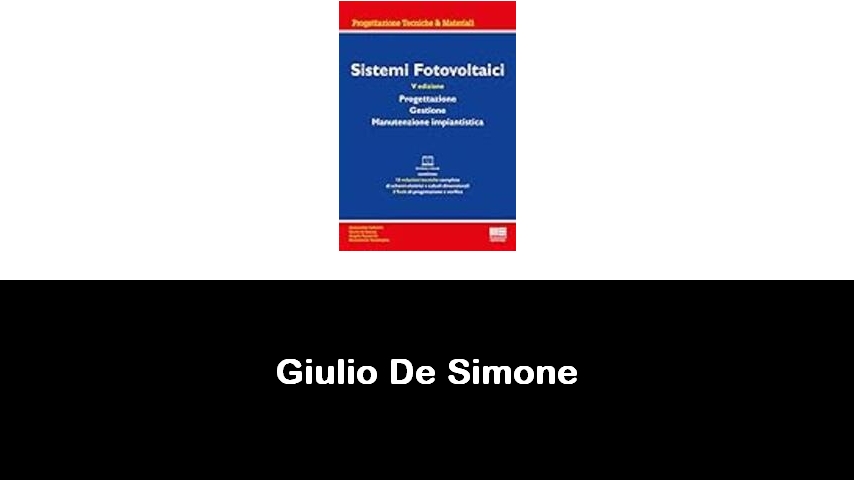 libri di Giulio De Simone