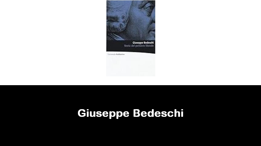 libri di Giuseppe Bedeschi