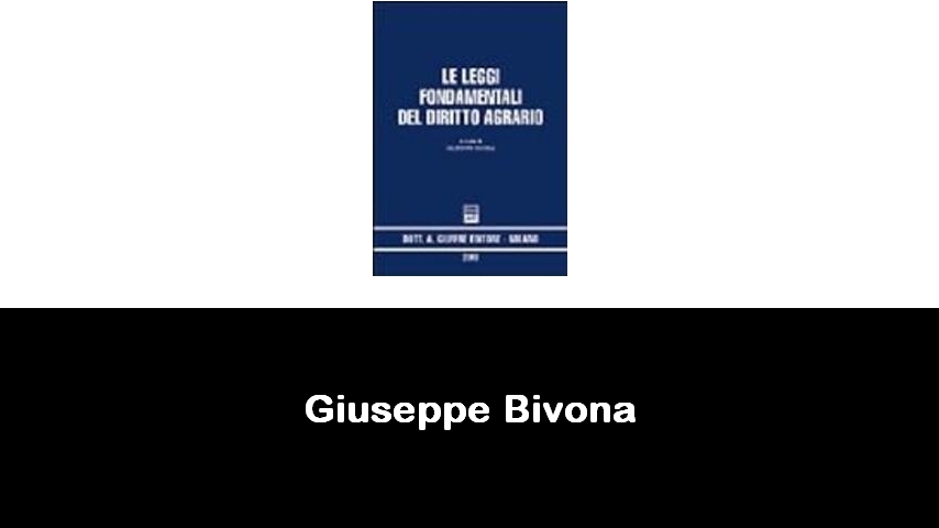 libri di Giuseppe Bivona