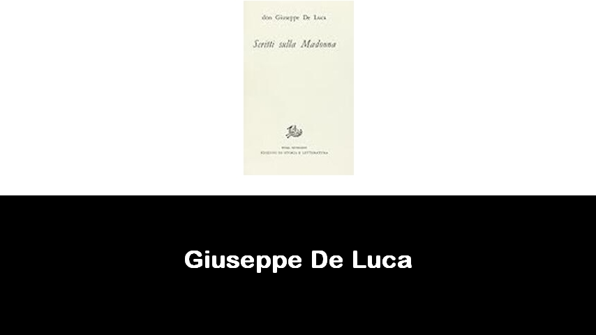 libri di Giuseppe De Luca