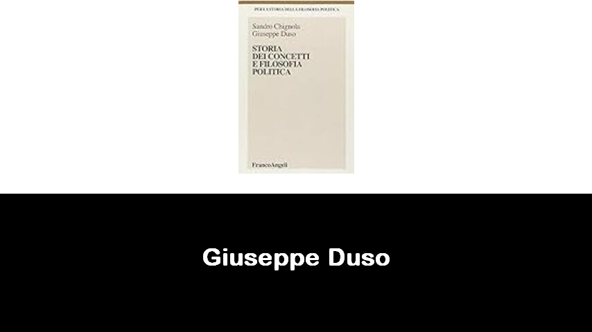 libri di Giuseppe Duso