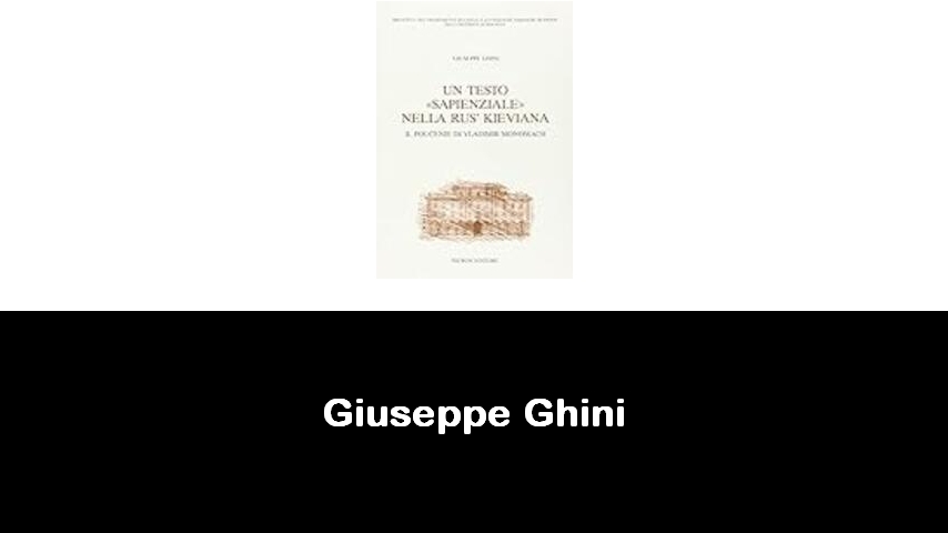 libri di Giuseppe Ghini