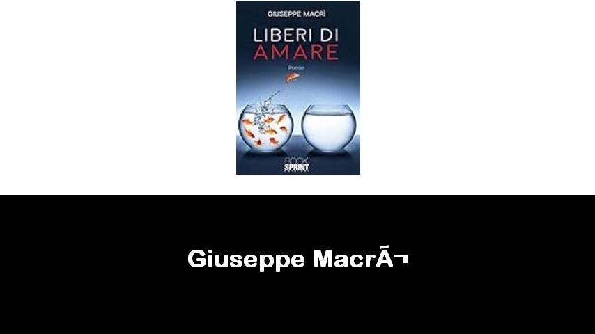 libri di Giuseppe Macrì