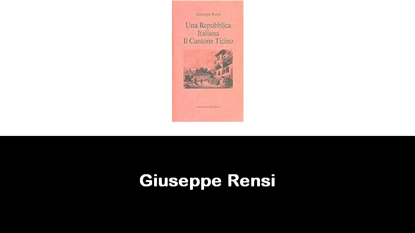 libri di Giuseppe Rensi