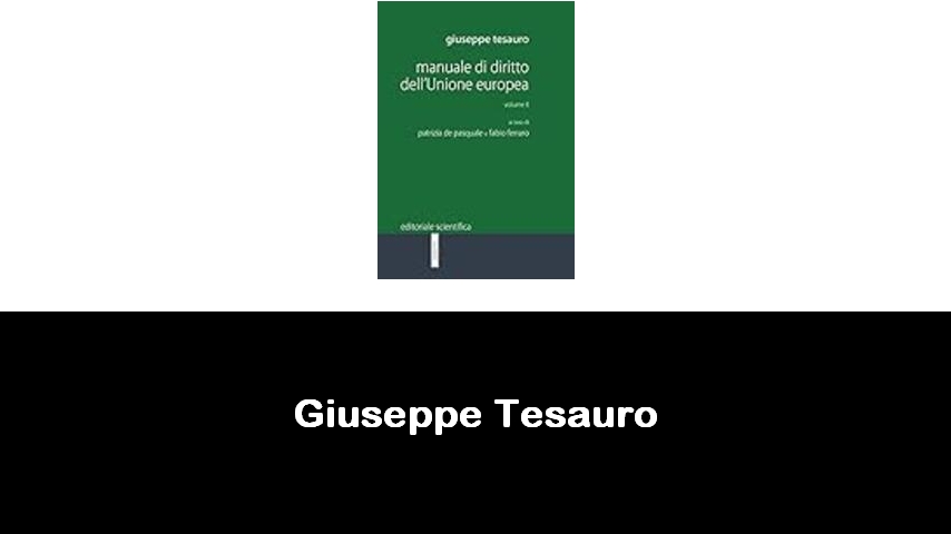 libri di Giuseppe Tesauro